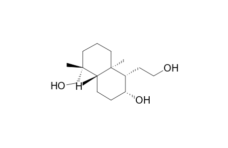 1-Naphthaleneethanol, decahydro-2-hydroxy-5-(hydroxymethyl)-5,8a-dimethyl-, [1R-(1.alpha.,2.alpha.,4a.beta.,5.alpha.,8a.alpha.)]-