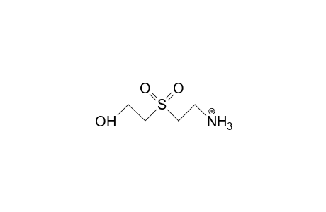 2-(2-Ammonio-ethylsulfonyl)-ethanol cation