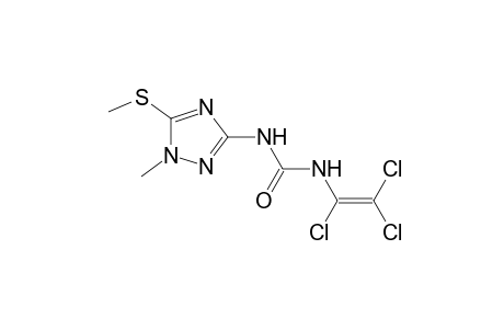 1-[1-methyl-5-(methylthio)-1H-1,2,4-triazol-3-yl]-3-(trichlorovinyl)urea