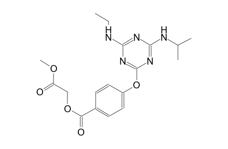2-methoxy-2-oxoethyl 4-{[4-(ethylamino)-6-(isopropylamino)-1,3,5-triazin-2-yl]oxy}benzoate
