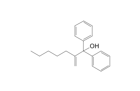 2-Methylene-1,1-diphenylheptan-1-ol