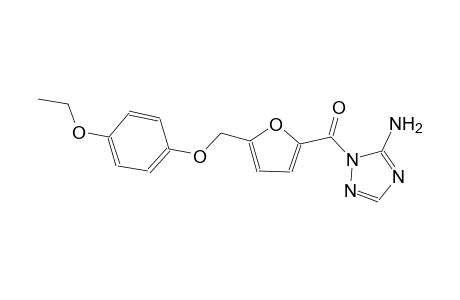 1-{5-[(4-ethoxyphenoxy)methyl]-2-furoyl}-1H-1,2,4-triazol-5-amine