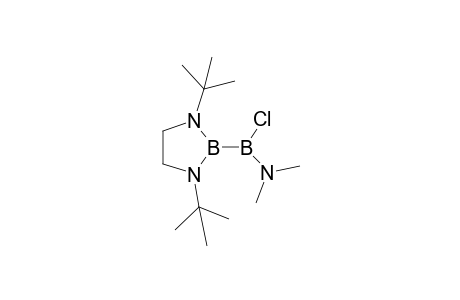 1-Chloro-1-(1,3-di-tert-butyl-1,3,2-diazaborolidin-2-yl)-N,N-dimethylboranamine
