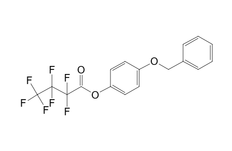 Heptafluorobutyric acid, 4-benzyloxyphenyl ester