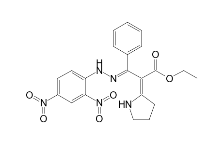Ethyl 3-phenyl-3-(2",4"-dinitrophenylhydrazono)-2-(pyrrolidin-2'-ylidene)propionate