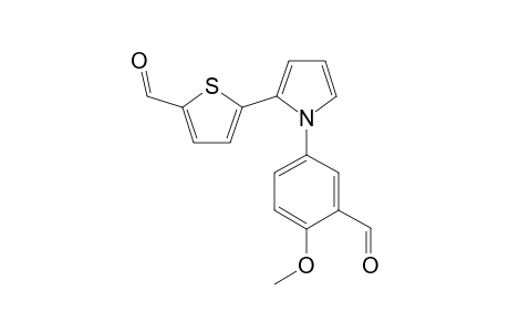 1-(3"-Fornyl-4"-methoxyphenyl)-2-(5'-formyl-2'-thienyl)pyrrole