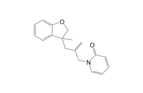 3-Methyl-3-[3-(2-oxopyridin-1-yl)-2-methylenepropyl]-2,3-dihydro-benzofuran