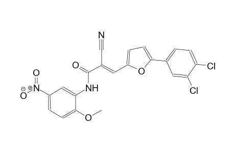 (2E)-2-cyano-3-[5-(3,4-dichlorophenyl)-2-furyl]-N-(2-methoxy-5-nitrophenyl)-2-propenamide
