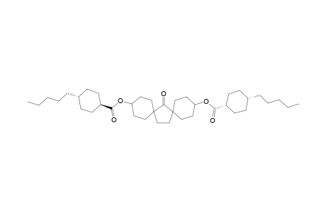 cis,trans-3,11-bis(trans-4'-Pentylcyclohexanoyl)dispiro[5.1.5.2]pentadecan-7-one