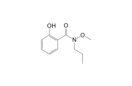2-Hydroxy-N-methoxy-N-n-propylbenzamide
