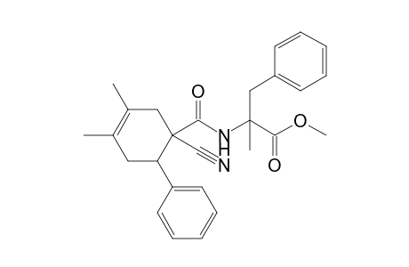 Methyl 2-benzyl-[(1'-cyano-3',4'-dimethyl-6'-phenylcyclohex-3'-enyl)carbonylamino]-propanoate