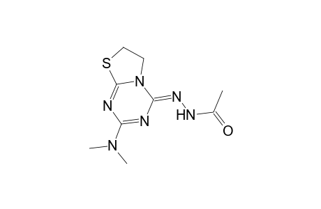 N'-[(4E)-2-(Dimethylamino)-6,7-dihydro-4H-[1,3]thiazolo[3,2-a][1,3,5]triazin-4-ylidene]acetohydrazide