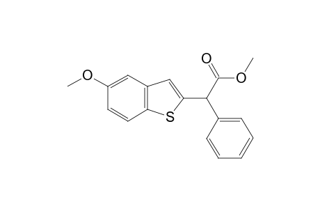 Methyl 2-(5-methoxylbenzo[b]thiophen-2-yl)-2-phenylacetate