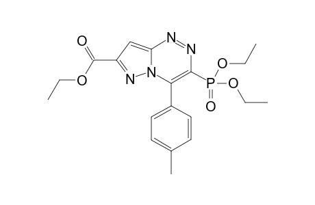 3-Diethylphosphonato-4-(4'-methylphenyl)pyrazolo[3,2-c][1,2,4]triazin-8-ylcarbonic acid ethyl ester