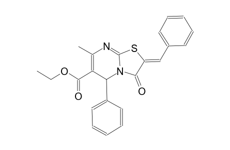 ethyl (2Z)-2-benzylidene-7-methyl-3-oxo-5-phenyl-2,3-dihydro-5H-[1,3]thiazolo[3,2-a]pyrimidine-6-carboxylate