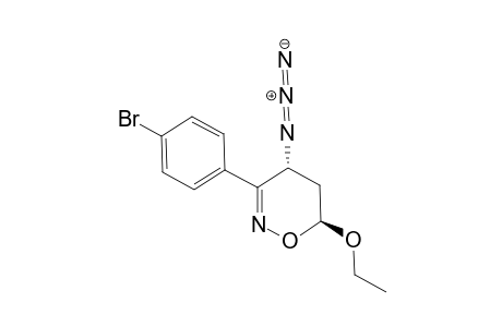 (4R,6S)-4-azido-3-(4-bromophenyl)-6-ethoxy-5,6-dihydro-4H-1,2-oxazine
