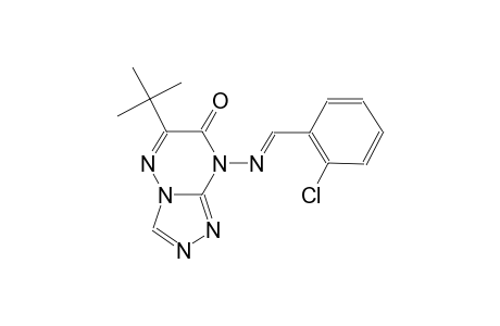6-tert-Butyl-8-[(2-chloro-benzylidene)-amino]-8H-[1,2,4]triazolo[4,3-b][1,2,4]triazin-7-one