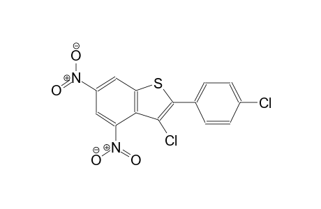 benzo[b]thiophene, 3-chloro-2-(4-chlorophenyl)-4,6-dinitro-