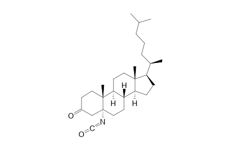 3-Oxocholestane-5.beta.-isocyanate