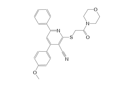 3-pyridinecarbonitrile, 4-(4-methoxyphenyl)-2-[[2-(4-morpholinyl)-2-oxoethyl]thio]-6-phenyl-