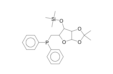 alpha-D-XYLOFURANOSE, 1,2-O-ISOPROPYLIDEN-5-C-(DIPHENYLPHOSPHINO)-3-O-TRIMETHYLSILYL-
