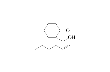 2-(Hydroxymethyl)-2-(1'-propyl-2'-propenyl)cyclohexanone