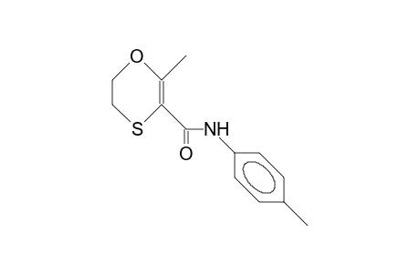 5,6-Dihydro-2-methyl-1,4-oxathiin-3-P-carbtoluidinide