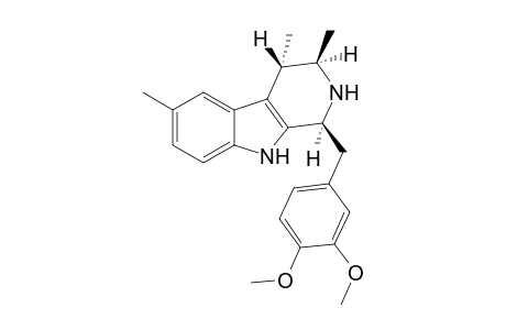 trans-1-(3,4-Dimethoxybenzyl)-3,4,6-trimethyl-1,2,3,4-tetrahydro-9H-ipyrido[3,4-b]indole hydrochloride