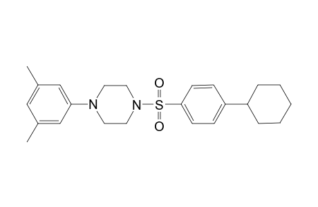 1-(4-Cyclohexyl-benzenesulfonyl)-4-(3,5-dimethyl-phenyl)-piperazine
