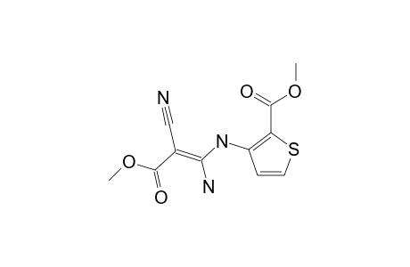METHYL-3-[[1-AMINO-2-CYANO-2-(METHOXYCARBONYL)-ETHYL]-AMINO]-THIOPHENE-2-CARBOXYLATE