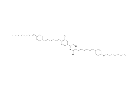 (1E,3E,5E)-6,6'-Dichloro-5,5'-bis[6-(p-octyloxyphenyl)-hexa-1,3,5-trienyl]-2,2'-bipyrazine