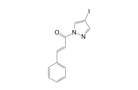 (E)-4-IODO-1-(1-OXO-3-PHENYL-2-PROPENYL)-1H-PYRAZOLE