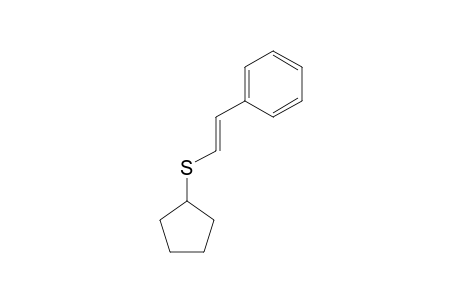 (E)-Cyclopentyl(styryl)sulfane