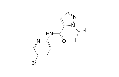 N-(5-bromo-2-pyridinyl)-1-(difluoromethyl)-1H-pyrazole-5-carboxamide