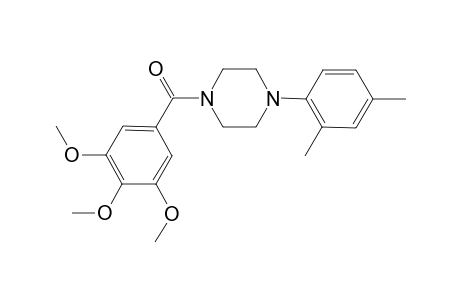 1-(2,4-Dimethylphenyl)-4-(3,4,5-trimethoxybenzoyl)piperazine