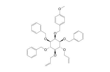 (+)-3,4-Di-O-allyl-2,5,6-tri-O-benzyl-1-O-(p-methoxybenzyl)-myo-insitol
