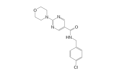 5-pyrimidinecarboxamide, N-[(4-chlorophenyl)methyl]-2-(4-morpholinyl)-