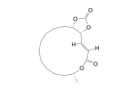 (2E,4R,5S,15R)-4,5-(CARBONYLDIOXY)-HEXADEC-2-EN-15-OLIDE