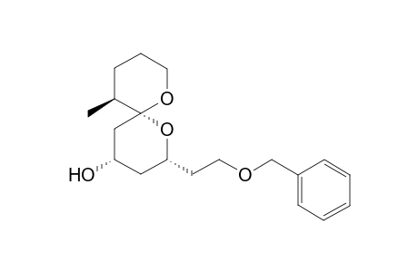 (2R,4S,6R,11S)-2-(2-(Benzyloxy)ethyl)-11-methyl-1,7-dioxaspiro[5.5]undecan-4-ol