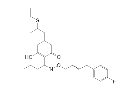 2-Cyclohexen-1-one, 5-[2-(ethylthio)propyl]-2-[1-[[[4-(4-fluorophenyl)-2-butenyl]oxy]imino]butyl]-3-hydroxy-