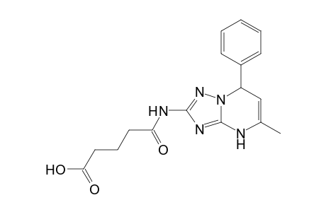 4-(5-Methyl-7-phenyl-4,7-dihydro-[1,2,4]triazolo[1,5-a]pyrimidin-2-ylcarbamoyl)-butyric acid