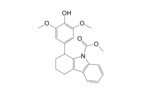 (+-)-1-(3,5-Dimethyl-4-hydroxyphenyl)-9-(methoxycarbonyl)-1,2,3,4-hydroxycarbazole