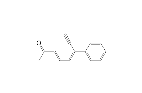 3,5-Octadien-7-yn-2-one, 6-phenyl-