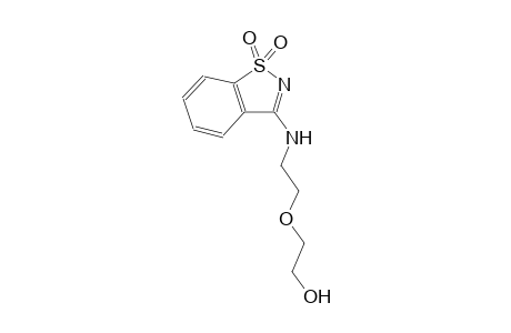 2-{2-[(1,1-dioxido-1,2-benzisothiazol-3-yl)amino]ethoxy}ethanol