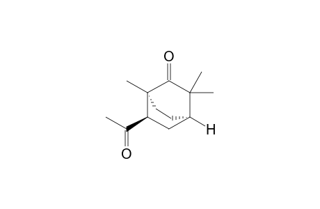 (1R,4S,5R)-5-acetyl-2,2,4-trimethyl-3-bicyclo[2.2.2]octanone