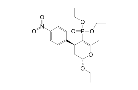 5-(DIETHOXYPHOSPHORYL)-3,4-DIHYDRO-2-ETHOXY-6-METHYL-4-(4-NITROPHENYL)-2H-PYRAN;TRANS-ISOMER