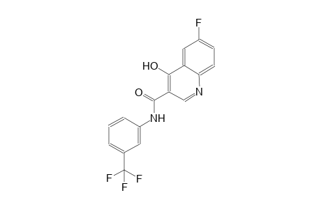 3-quinolinecarboxamide, 6-fluoro-4-hydroxy-N-[3-(trifluoromethyl)phenyl]-