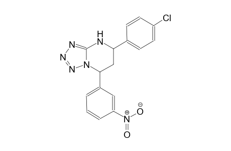 tetrazolo[1,5-a]pyrimidine, 5-(4-chlorophenyl)-4,5,6,7-tetrahydro-7-(3-nitrophenyl)-