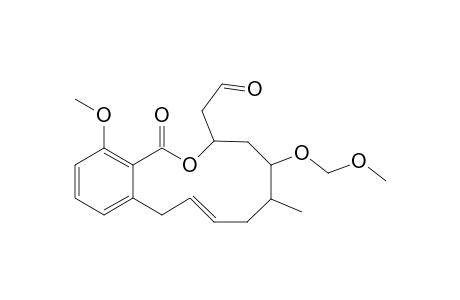 (7S,9R,10S,12E)-4-Methoxy-9-methoxymethyl-10-methyl-5-oxo-7,8,9,10,11,14-hexahydro[5H]-6-oxabenzocyclodecen-7-yl)acetaldehyde