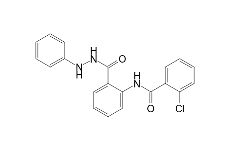N-(o-chlorobenzoyl)anthranilic acid, 2-phenylhydrazide